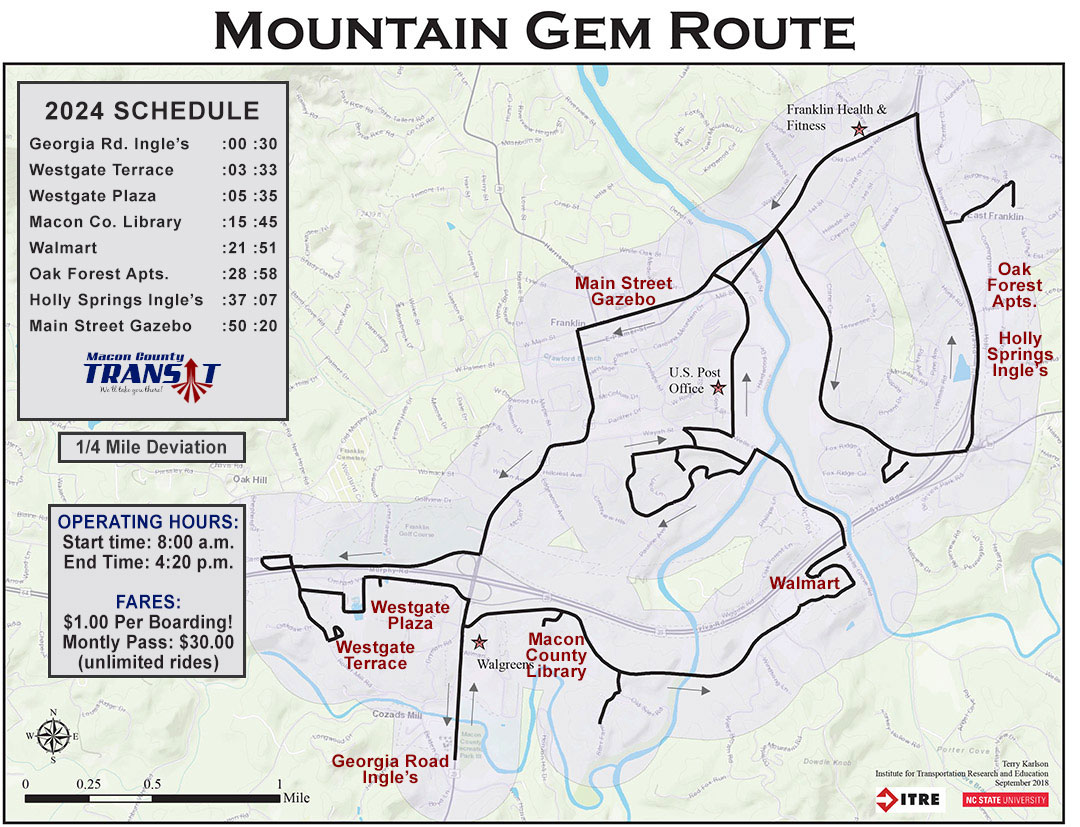 Macon County Transit Mountain Gem Route
